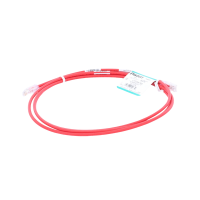 Cable de Parcheo UTP Cat6A, CM/LSZH, Diámetro Reducido (28AWG), Color Rojo, 2.13 Metros (7 Pies) - imagen 6