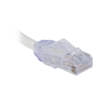 Cable de Parcheo UTP, Cat6A, Diámetro Reducido (28 AWG), CM/LSZH, Color Blanco Mate, 20.3 cm (8 Pulgadas) miniatura 2
