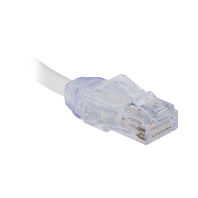 Cable de Parcheo UTP, Cat6A, Diámetro Reducido (28 AWG), CM/LSZH, Color Blanco Mate, 20.3 cm (8 Pulgadas) - imagen 2