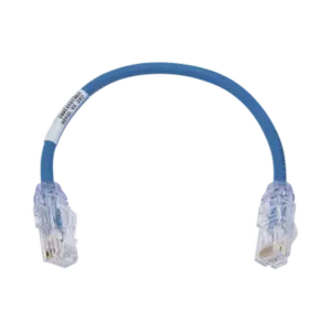 Cable de Parcheo UTP, Cat6A, Diámetro Reducido (28 AWG), CM/LSZH, Color Azul, 20.3 cm (8 pulgadas)