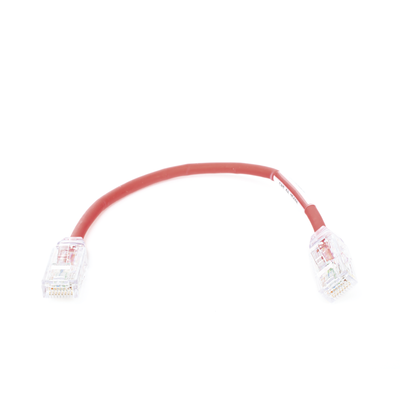 Cable de Parcheo UTP, Cat6A, Diámetro Reducido (28 AWG), CM/LSZH, Color Rojo, 20.3 cm (8 Pulgadas) - imagen 2