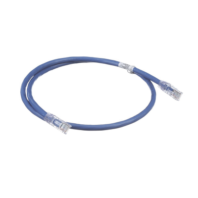 Cable de Parcheo UTP, Cat6A, 24 AWG, CM, Color Azul, 0.3 Metros (1 Pie) - imagen 2