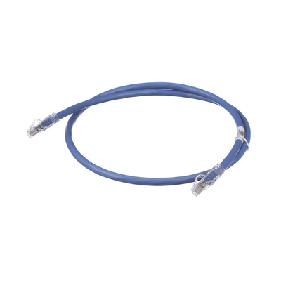 Cable de Parcheo UTP, Cat6A, 24 AWG, CM, Color Azul, 0.3 Metros (1 Pie) - imagen 3