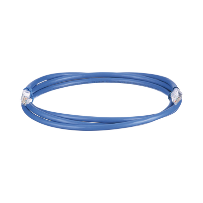 Cable de Parcheo UTP, Cat6A, 24 AWG, CM, Color Azul, 6.1 Metros (20 Pies) - imagen 1