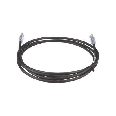 Cable de Parcheo UTP, Cat6A, 24 AWG, CM, Color Negro, 1.52 Metros (5 Pies) - imagen 2