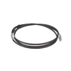 Cable de Parcheo UTP, Cat6A, 24 AWG, CM, Color Negro, 1.52 Metros (5 Pies)