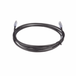Cable de Parcheo UTP, Cat6A, 24 AWG, CM, Color Negro, 2.13 Metros (7 Pies) miniatura 4