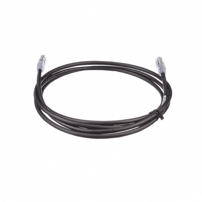 Cable de Parcheo UTP, Cat6A, 24 AWG, CM, Color Negro, 2.13 Metros (7 Pies) - imagen 4