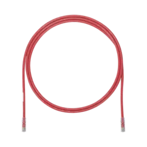 Cable de Parcheo UTP, Cat6A, 24 AWG, CM, Color Rojo, 2.13 Metros (7 Pies)