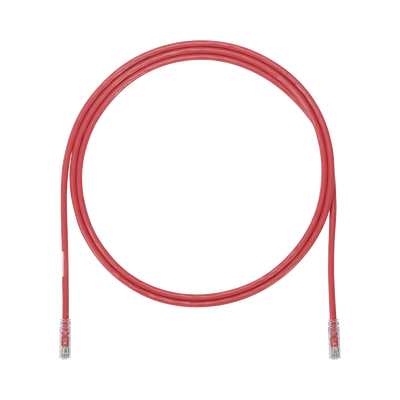 Cable de Parcheo UTP, Cat6A, 24 AWG, CM, Color Rojo, 2.13 Metros (7 Pies) - imagen 1