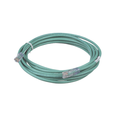 Cable de Parcheo TX6, UTP Cat6, 24 AWG, CM, Color Verde, 4.57 Metros (15 Pies) - imagen 3