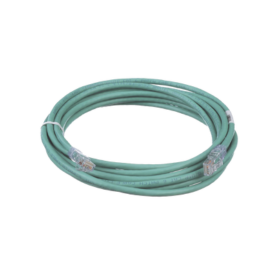 Cable de Parcheo TX6, UTP Cat6, 24 AWG, CM, Color Verde, 4.57 Metros (15 Pies) - imagen 1
