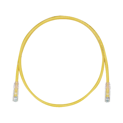 Cable de Parcheo TX6, UTP Cat6, 24 AWG, CM, Color Amarillo, 4.57 Metros (15 Pies) - imagen 1