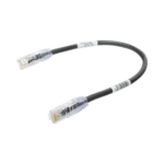 Cable de Parcheo TX6, UTP Cat6, 24 AWG, CM, Color Negro, 0.3 Metros (1 Pie) miniatura 3