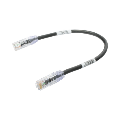 Cable de Parcheo TX6, UTP Cat6, 24 AWG, CM, Color Negro, 0.3 Metros (1 Pie) - imagen 3