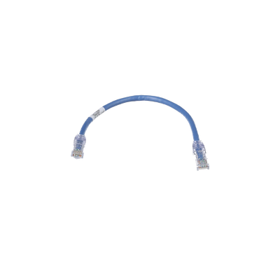Cable de Parcheo TX6, UTP Cat6, 24 AWG, CM, Color Azul, 0.3 Metros (1 Pie) - imagen 1