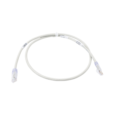 Cable de Parcheo TX6, UTP Cat6, 24 AWG, CM, Color Gris, 2.13 Metros (7 Pies) - imagen 1