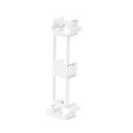 Montaje de Pared para Panel de Parcheo de 12 Puertos, Color Blanco miniatura 2