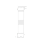 Montaje de Pared para Panel de Parcheo de 12 Puertos, Color Blanco miniatura 3