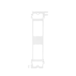 Montaje de Pared para Panel de Parcheo de 12 Puertos, Color Blanco