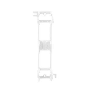 Montaje de Pared para Panel de Parcheo de 12 Puertos, Color Blanco