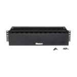 Organizador de Cables Horizontal PatchLink, Doble (Frontal y Posterior), Para Rack de 19in, 2UR miniatura 2