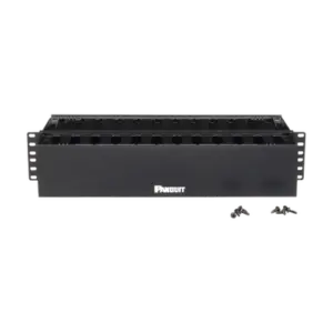 Organizador de Cables Horizontal PatchLink, Doble (Frontal y Posterior), Para Rack de 19in, 2UR