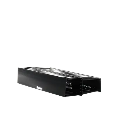 Organizador de Cables Horizontal PatchLink, Doble (Frontal y Posterior), Para Rack de 19in, 2UR - imagen 3