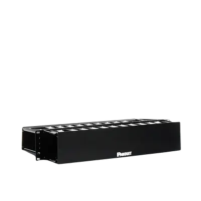 Organizador de Cables Horizontal PatchLink, Doble (Frontal y Posterior), Para Rack de 19in, 2UR - imagen 4
