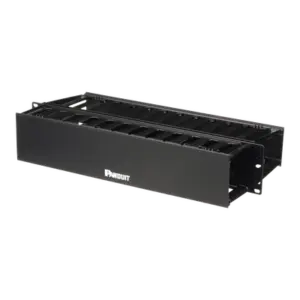 Organizador de Cables Horizontal PatchLink, Doble (Frontal y Posterior), Para Rack de 19in, 2UR