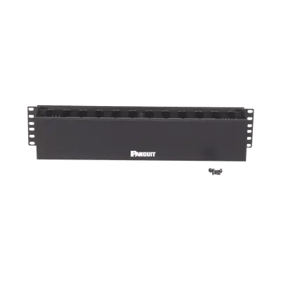 Organizador de Cables Horizontal PatchLink, Sencillo (Solo Frontal), Para Rack de 19in, 2UR - imagen 5