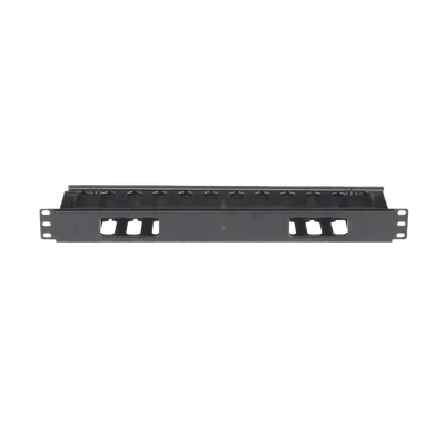 Organizador de Cables Horizontal PatchLink, Sencillo (Solo Frontal), Para Rack de 19in, 1UR - imagen 4