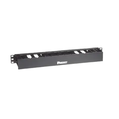 Organizador de Cables Horizontal PatchLink, Sencillo (Solo Frontal), Para Rack de 19in, 1UR - imagen 3