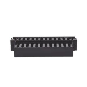 Organizador de Cables Horizontal PatchLink, Doble (Frontal y Posterior), Con Tapa Extendida, Para Rack de 19in, 2UR