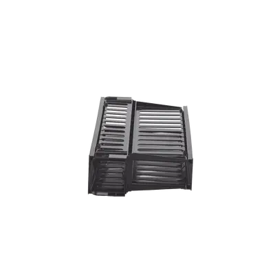 Organizador de Cables Horizontal PatchLink, Doble (Frontal y Posterior), Con Tapa Extendida, Para Rack de 19in, 2UR - imagen 4