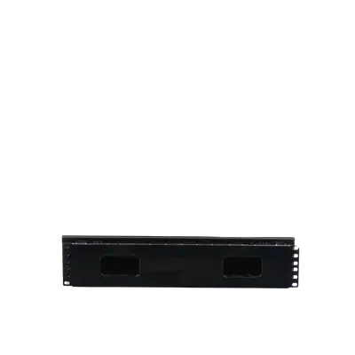Organizador de Cables Horizontal PatchLink, Sencillo (Solo Frontal), Con Tapa Extendida, Para Rack de 19in, 2UR - imagen 4