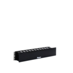 Organizador de Cables Horizontal PatchLink, Sencillo (Solo Frontal), Con Tapa Extendida, Para Rack de 19in, 2UR miniatura 6