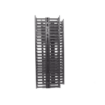 Organizador Vertical NetRunner, Doble (Frontal y Posterior), para Rack Abierto de 45 Unidades, 6.7in de Ancho, Color Negro miniatura 3