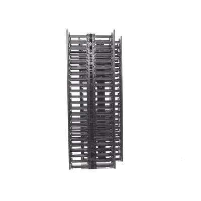 Organizador Vertical NetRunner, Doble (Frontal y Posterior), para Rack Abierto de 45 Unidades, 6.7in de Ancho, Color Negro - imagen 3
