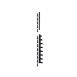 Kit de Dedos Para Administración de Cables en Gabinetes FlexFusion™, de 42 o 45 UR, Dedos de 100 mm de Longitud, Color Negro miniatura 1