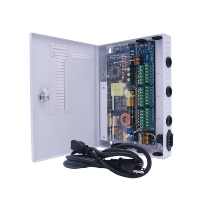 Fuente PREMIUM / 11-15 V / 18 canales / 20 A / Alta tecnología en seguridad / Doble ventilador / Hasta 1.8 Amperes por Salida / Filtro de ruido por canal / Diseño de alta gama. - imagen 3