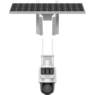 Kit Solar IP All in One / Doble Detección (Radar + PIR) / PT IP 4 Megapixel / Lente 2.8 mm / Panel Solar / Batería de Respaldo de Litio 90Wh (Hasta 2 días) / Conexión 4G / Audio de Dos Vías / Accesorios de Inst. / Direc - imagen 2