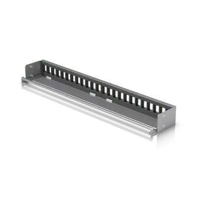 UACC Rack Patch Panel Blank 24 Puertos – Panel Patch Keystone 1U con Barra de Gestión de Cables y Estética Uniforme - imagen 2