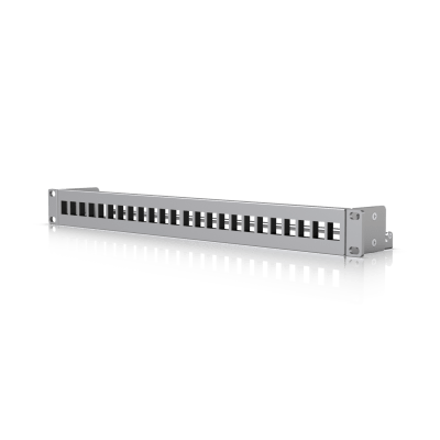 UACC Rack Patch Panel Blank 24 Puertos – Panel Patch Keystone 1U con Barra de Gestión de Cables y Estética Uniforme - imagen 3