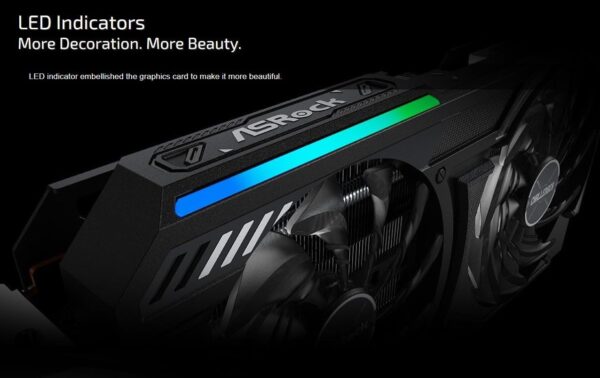Challenger OC | Radeon RX 9060 XT | 8GB GDDR6 — Tarjeta de Video ASRock: PCIe 5.0 x16 | HDMI + 2x DisplayPort - imagen 4