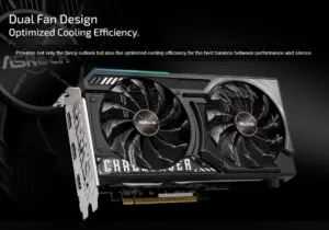 Challenger OC | Radeon RX 9060 XT | 8GB GDDR6 — Tarjeta de Video ASRock: PCIe 5.0 x16 | HDMI + 2x DisplayPort