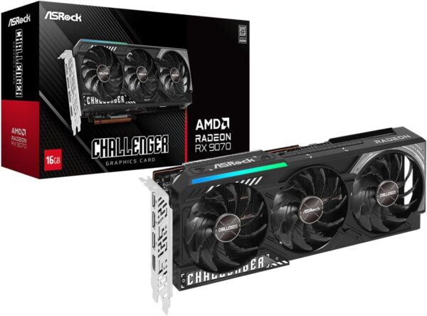 Challenger OC | Radeon RX 9070 XT | 16GB GDDR6 — Tarjeta de Video ASRock: PCIe 5.0 x16 | HDMI + 3x DisplayPort - imagen 9