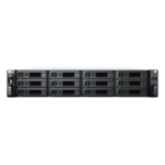 RackStation RS2423RP+ — Synology: 12x 3.5″/2.5″ | AMD Ryzen V1500B 4c@2.2GHz – 4GB | 2x 1GbE + 10GbE miniatura 2