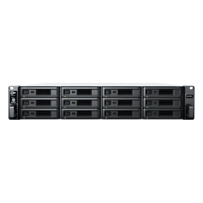 RackStation RS2423RP+ — Synology: 12x 3.5″/2.5″ | AMD Ryzen V1500B 4c@2.2GHz – 4GB | 2x 1GbE + 10GbE - imagen 2
