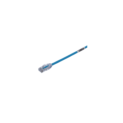 Cable de Parcheo UTP Cat6A, CM/LSZH, Diámetro Reducido (28AWG), Color Azul, 5 Metros (16.40 Pies). - imagen 2